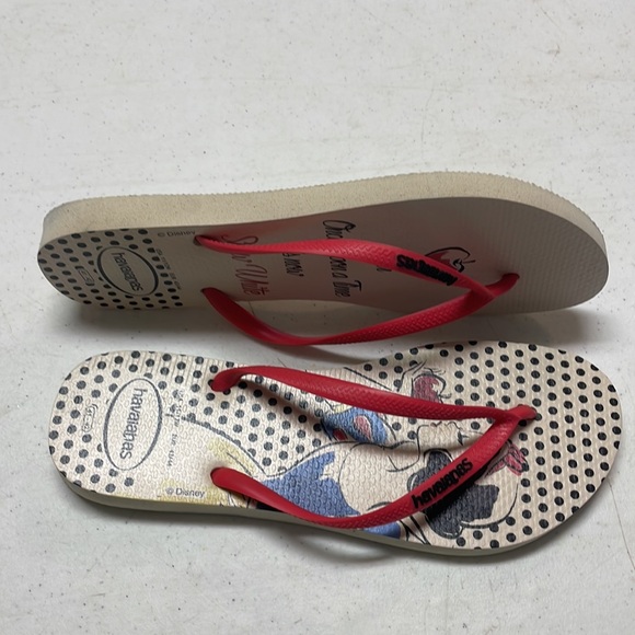 🎉HP🎉Havaianas Disney Snow White “Your Once Upon A Time Is Now” Sandals - Picture 8 of 9